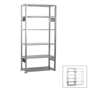 Looking: 98"H x  48"W x 18"D R3000 Heavy Duty Starter Open Shelving 6 Levels - Galvanized | By Schaefer USA. Shop Now!