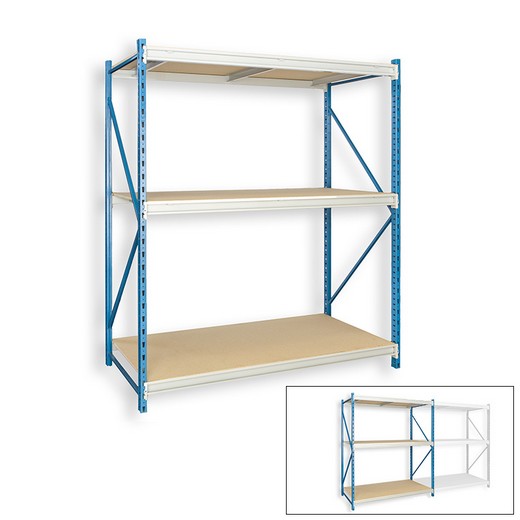 Looking: 123"H x 60"W x 24"D Bulk Rack Particle Board Starter Shelving 3 Levels | By Schaefer USA. Shop Now!