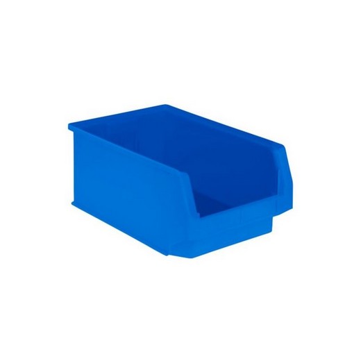 Mobile Gravity Shelf Bin Organizer - 4 x 12 x 4 Blue Bins H